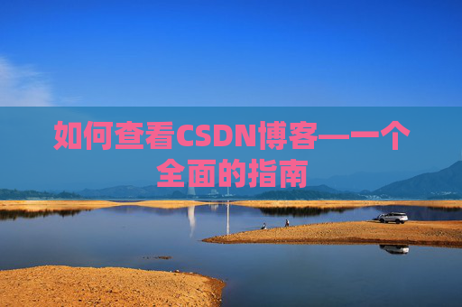 如何查看CSDN博客—一个全面的指南
